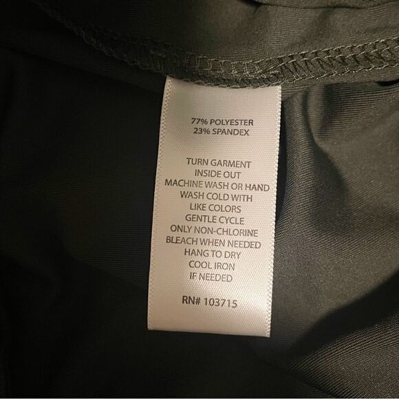 Joie High Rise Elastic Waist Drawstring Pull On Pants Olive Green Small - Picture 8 of 8